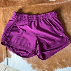 Athleta 4 inch Mesh Racer Run Shorts